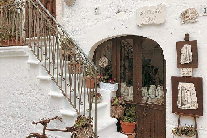 Dagstur i Ostuni, Martina Franca, Alberobello från Bari