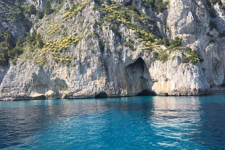 Capri and Blue Grotto by Gozzo Boat and Anacapri from Naples