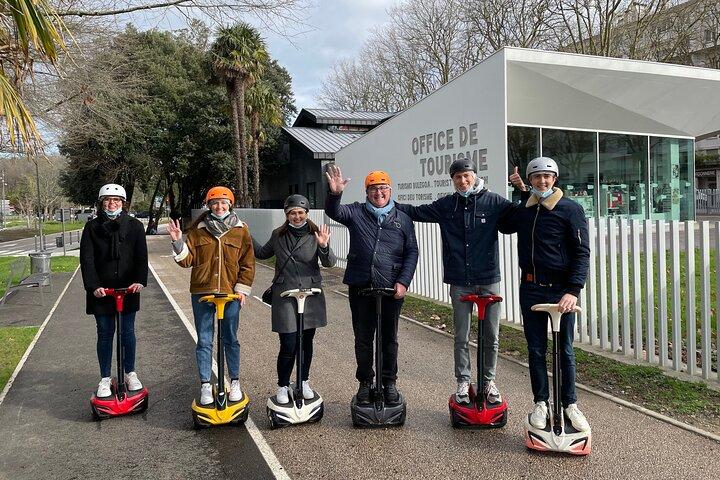 Usædvanlig og økologisk tur i Segway og elektrisk cykel i Bayonne