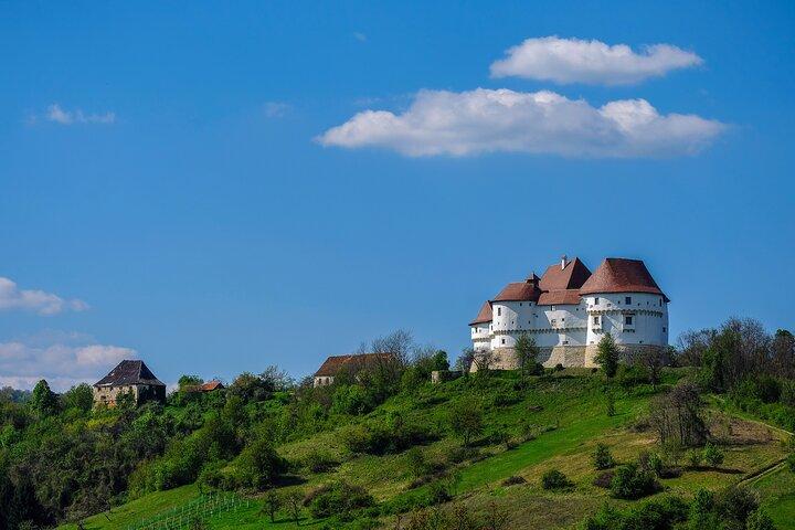 Visite d'une journée des châteaux médiévaux de Zagorje et de Varazdin au départ de Zagreb