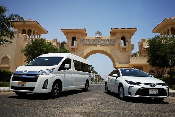 Transfer van Hurghada naar Luxor met privéauto's