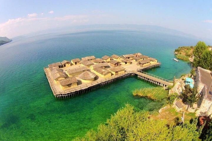 Visite d'Ohrid et de la baie des os depuis Skopje