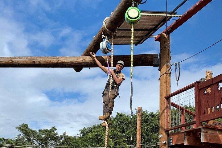Adventure Course Extreme Including Climbing Wall & Rappel
