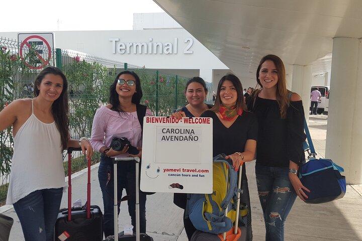 Traslado privado al aeropuerto de Cancún