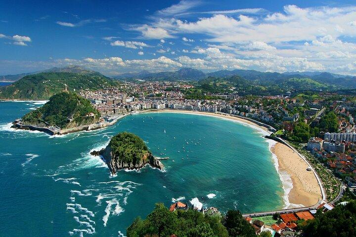 San Sebastian Private Walking Tour com um local