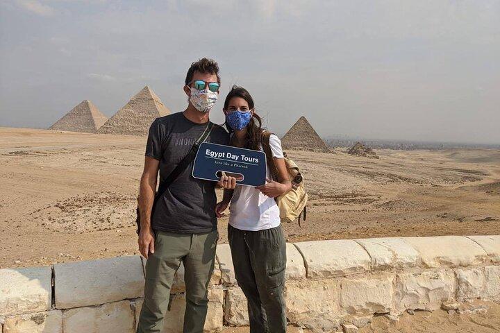 Balade privée en chameau au lever du soleil aux pyramides de Gizeh