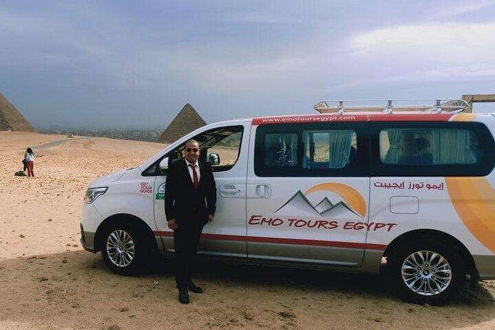Traslado de traslado particular do Hotel Longchamps ao aeroporto de Cairo