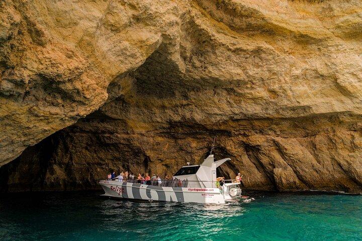 Delfinobservation og grottesejlads fra Albufeira