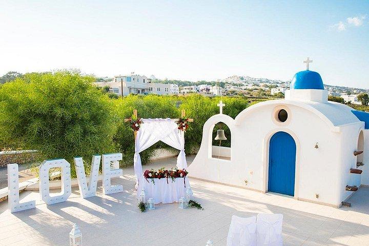 Santorini bryllupspakker til 2