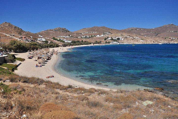 プライベートクルーズ：PAROS – DRAGONISI-ミコノス島の南海岸-ミコノス島