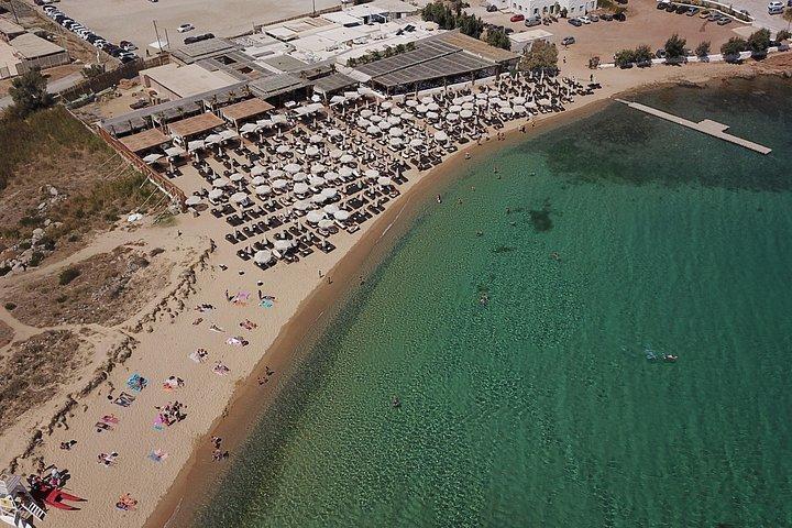 プライベートクルーズ：PAROS – DRAGONISI-ミコノス島の南海岸-ミコノス島