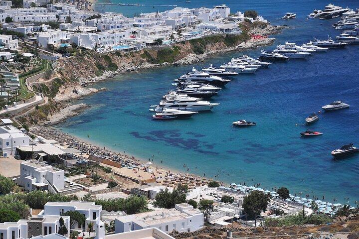 3 timers privat krydstogt - sydkysten af Mykonos