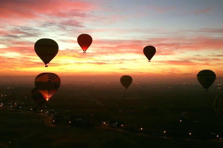 Luxor: ballonvaart bij zonsopgang