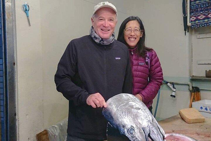 Tour privado por la mañana al mercado de pescado de Yanagibashi en Nagoya