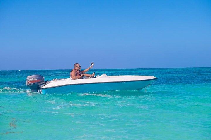 Motorbåtssegling med snorklingsupplevelse i Punta Cana