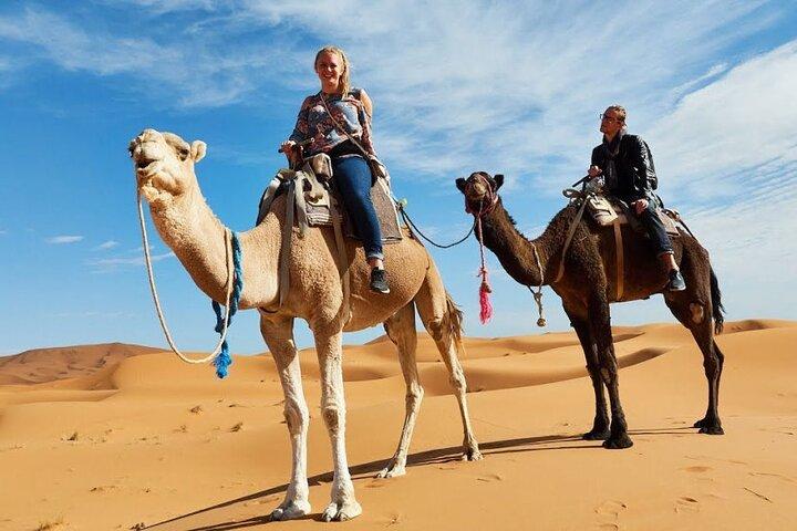 Kamelritt und Berbercamps mit Übernachtung in der Merzouga-Wüste