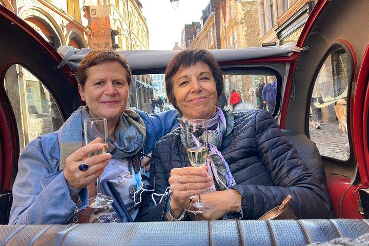 Privat Lille Tour med Classic Convertible 2CV med Champagne