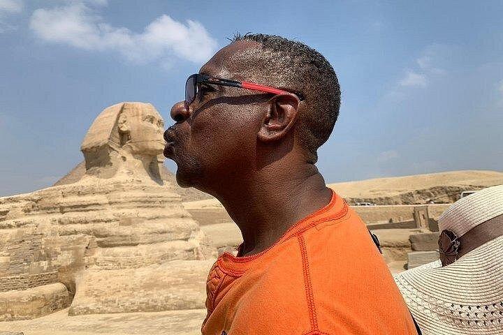 Pyramides VIP de Gizeh, Sphinx, Déjeuner, Balade à dos de chameau et pyramide intérieure