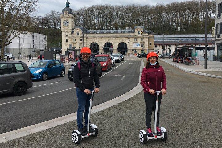 Usædvanlig og økologisk tur i Segway og elektrisk cykel i Bayonne