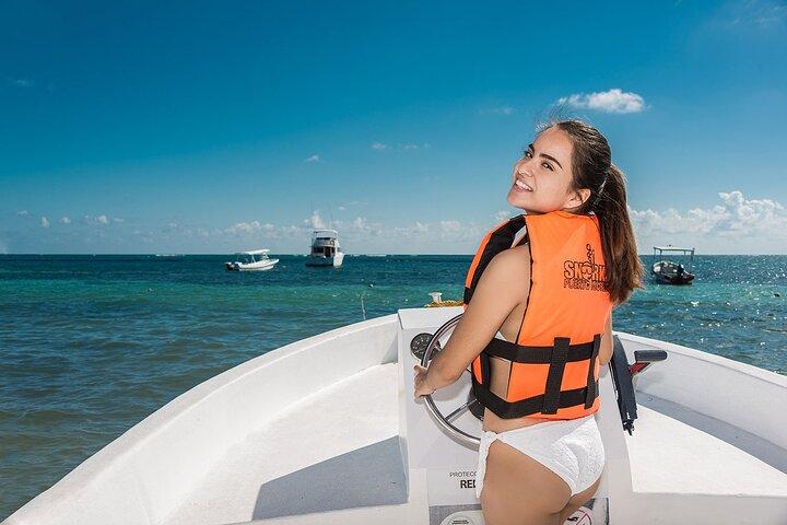 Esnórquel en el arrecife de Puerto Morelos y almuerzo junto a la playa