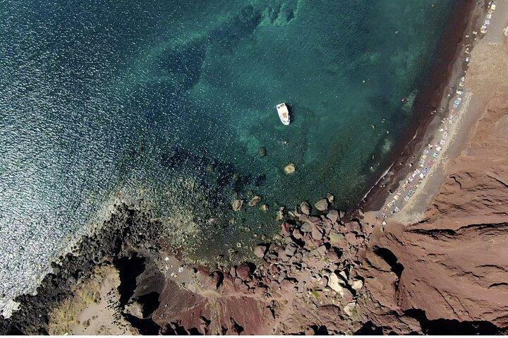サントリーニ島8時間プライベートツアー（ホテル＆クルーズ港ピックアップ付き）