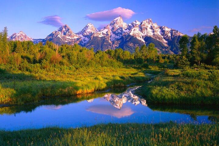 Parc national de Grand Teton au départ de Jackson Hole