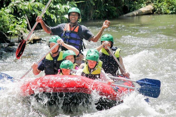 Rafting privato in acque bianche a Ubud con Bali Swing, incluso il prelievo dall'hotel