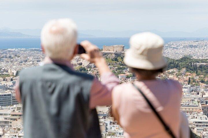 アテネの丘から丘までのパノラマウォーキングツアー