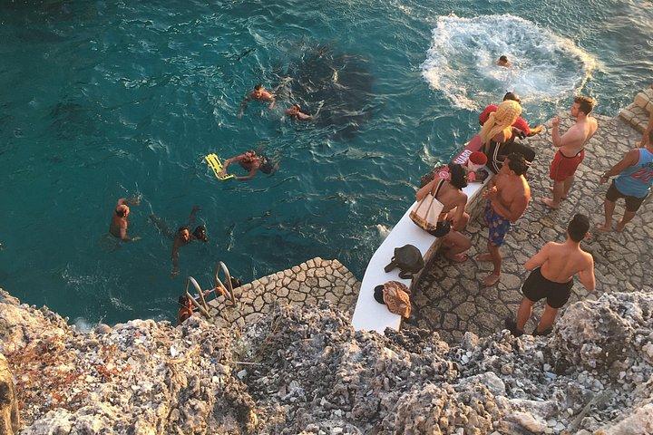 Negril Seven Miles Beach, snorkling, bådtur, Ricks Cafe Combo