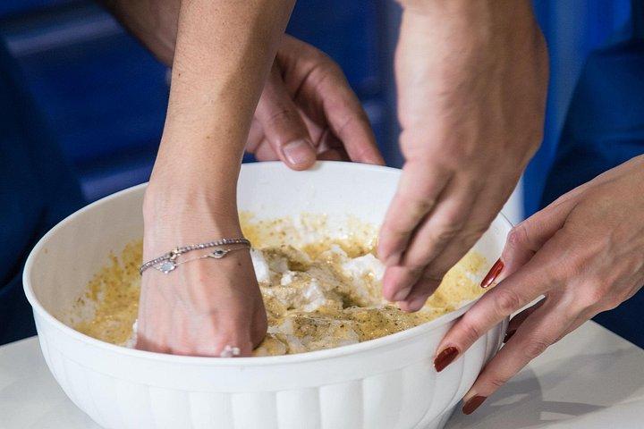 カプリでの家庭料理教室とワインペアリング