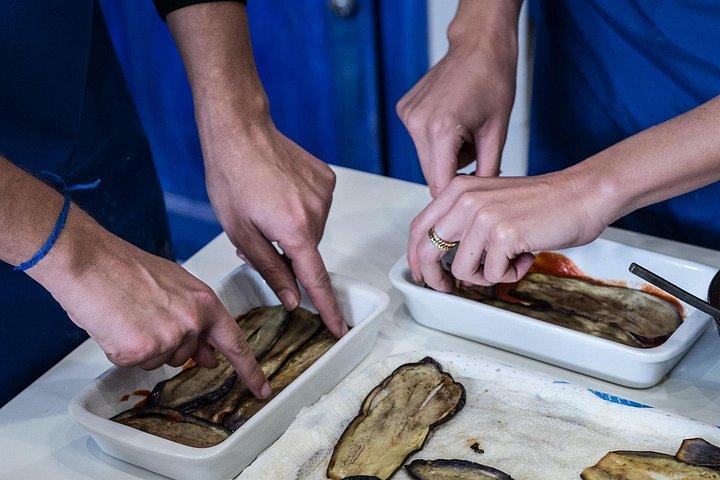 カプリでの家庭料理教室とワインペアリング