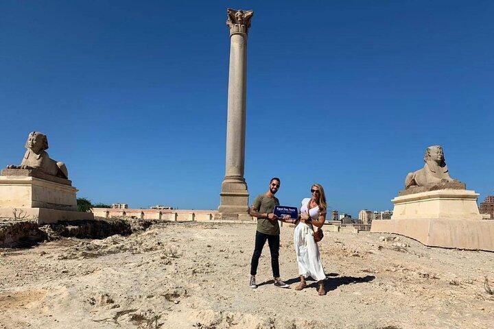 Privat Alexandria dagstur från Kairo med Egyptolog