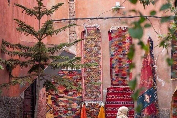 Tour guiado de día completo a Marrakech desde Casablanca con paseo en camello