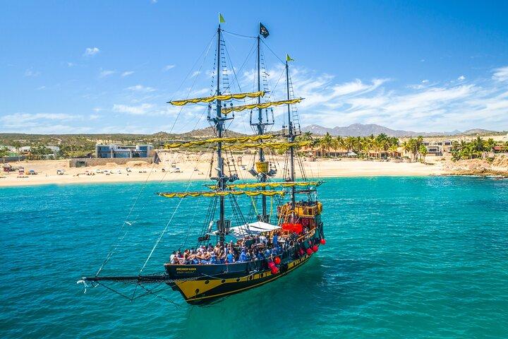 Nave pirata Snorkel e pranzo crociera a Los Cabos