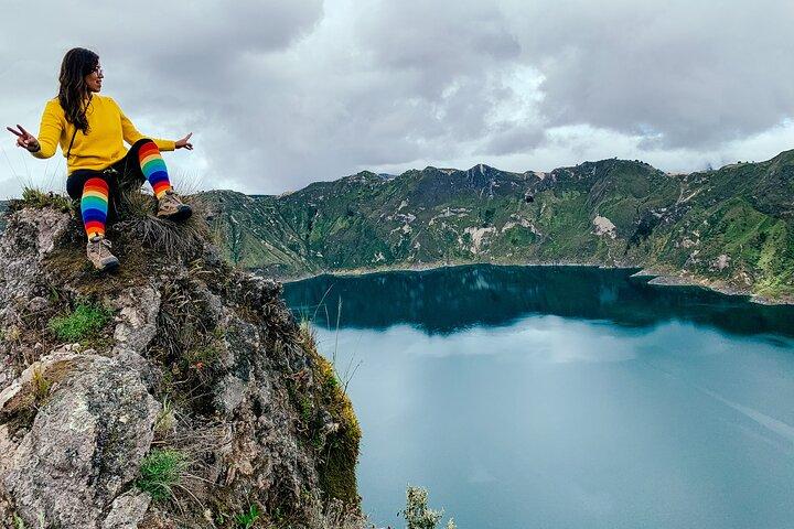 Quilotoa Lagune Ganztagestour ab Quito mit Eintrittsgeldern täglich