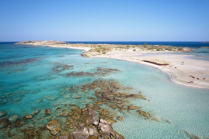 Elafonisi Beach og fastlandet privat tur (pris pr. gruppe på 6)
