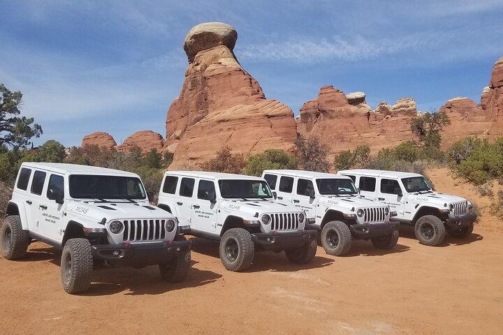 Arches NP. Backcountry Vormittag oder Nachmittag 4x4 Jeep