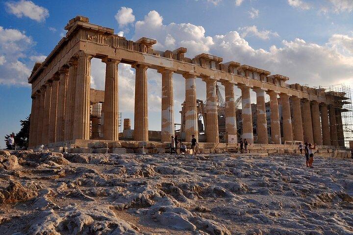 Billet pour l'Acropole d'Athènes incluant le transport privé