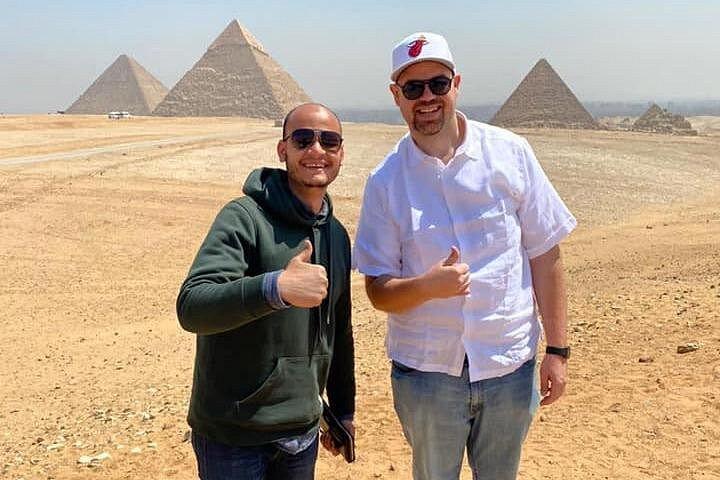 Private Giza Pyramid Sphinx Temple and Inside pyramid