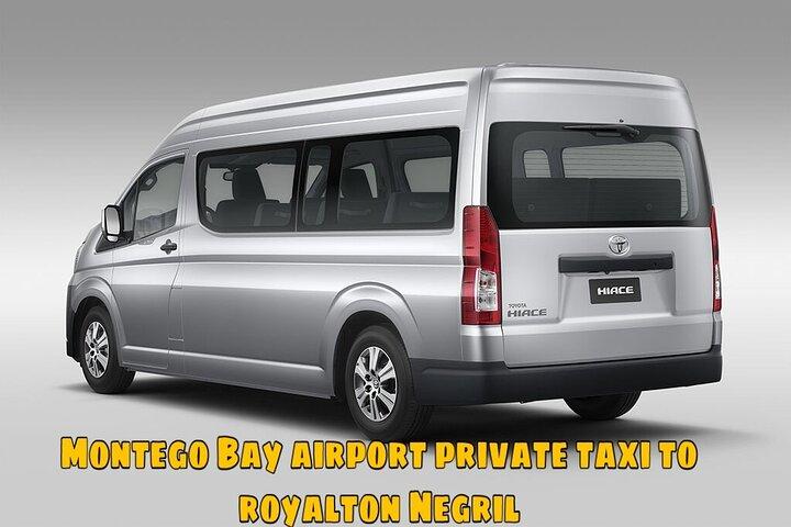 Táxi privado do aeroporto de Montego Bay para Royalton Negril