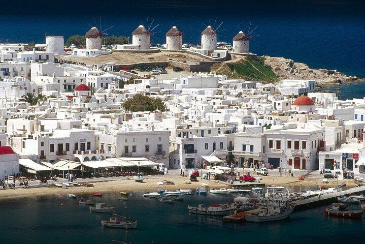 Tour Gran Círculo de 27 días por el continente y Corfú, Mykonos, Santorini