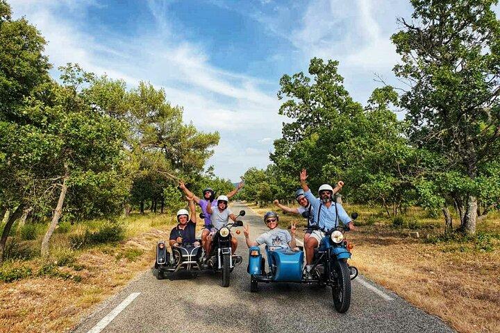 Aix-en-Provence: Halbtägige Weintour mit dem Beiwagen