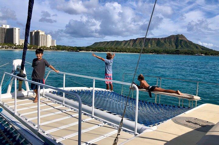 Moanas Swim'n'Sail Cocktailkryssning längs Waikiki Coast