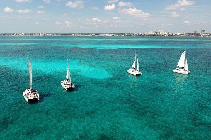 Privé snorkelen en sightseeing catamaranboottocht Deluxe 36 passagiers