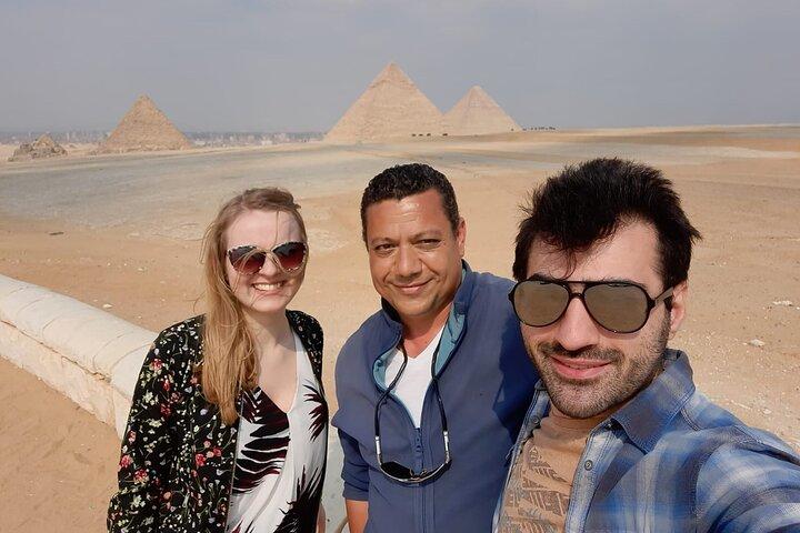 Visite privée des pyramides de Gizeh, du Sphinx, de Sakkara et du musée égyptien