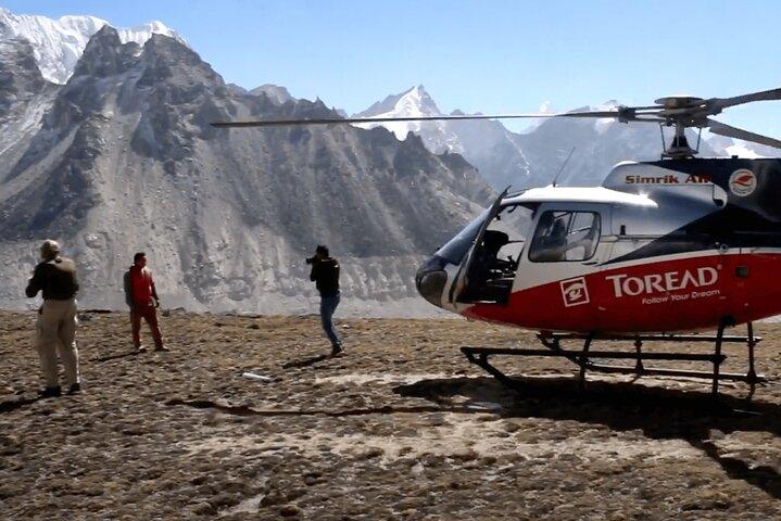 Dagstur til Everest Base Camp med helikopter og Kalapatthar Landing