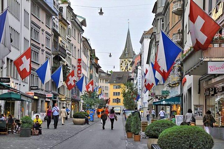 Zurich Walking Tour, herunder en sø cruise