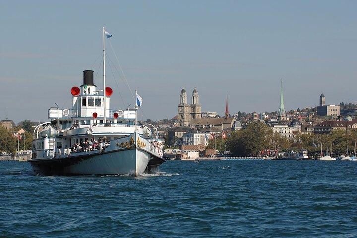 Zurich Walking Tour, herunder en sø cruise