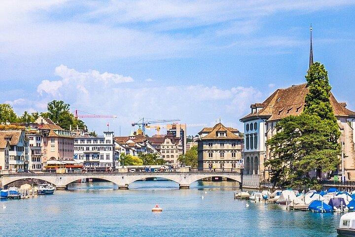 Zurich Walking Tour, herunder en sø cruise