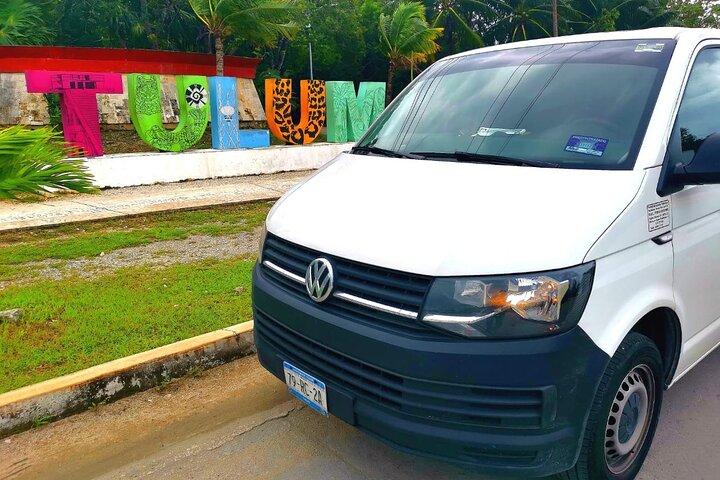 Privat transfer tur och retur Cancun Flygplats till TULUM Downtown